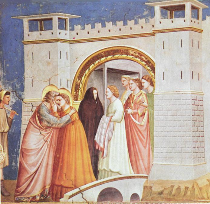Incontro di Anna e Gioacchin alla Porta d'oro - Cappella degli Scrovegni